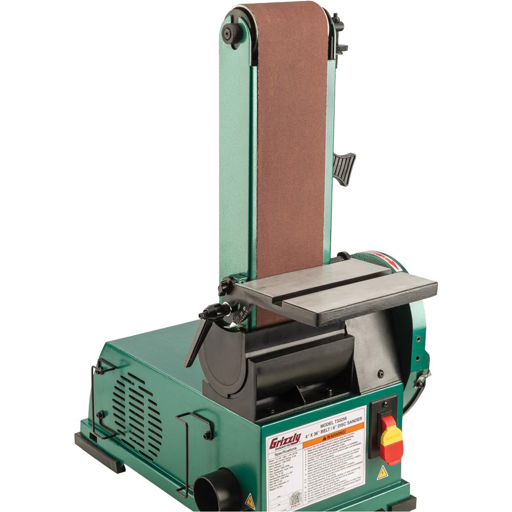 Grizzly T33256 - 4" x 36" Belt / 6" Disc Combo Sander