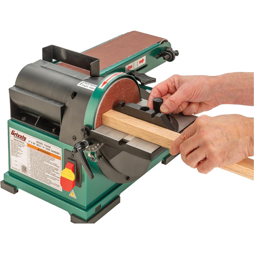 Grizzly T33256 - 4" x 36" Belt / 6" Disc Combo Sander