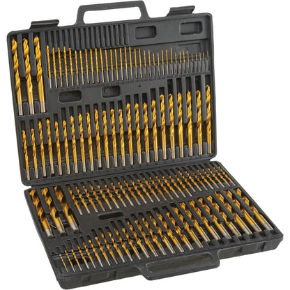 HSS Titanium 135 Degree Drill Bit Set, 115 Pc.