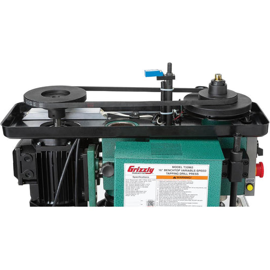 Grizzly T33962 - 16" Benchtop Variable-Speed Tapping Drill Press