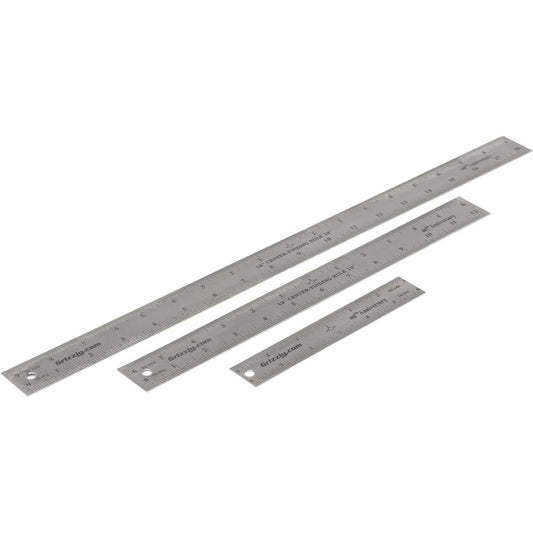 Center Finding Ruler Set, 3 Pc.