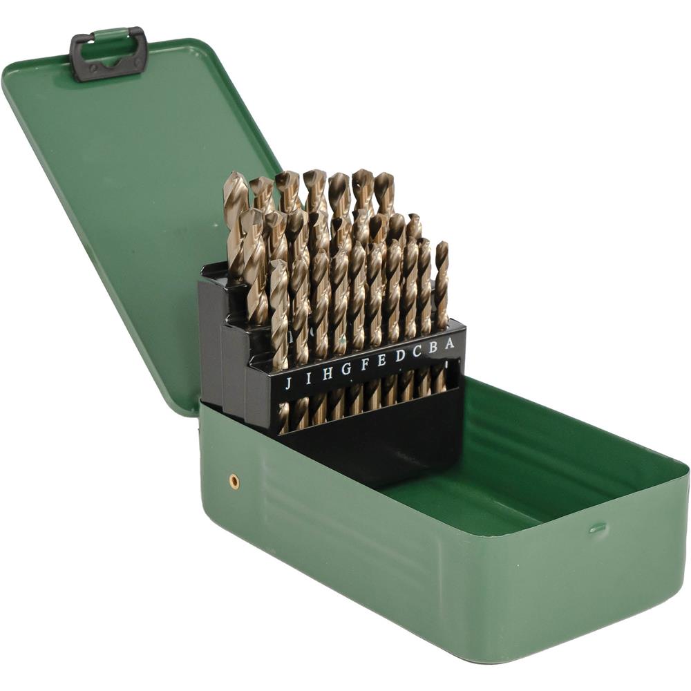 26-Pc. M35 HSS Cobalt Lettered A-Z Drill Bit Set