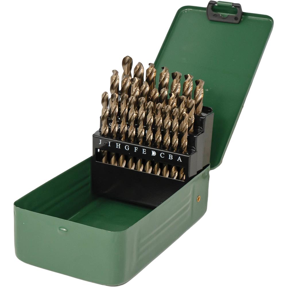 26-Pc. M35 HSS Cobalt Lettered A-Z Drill Bit Set