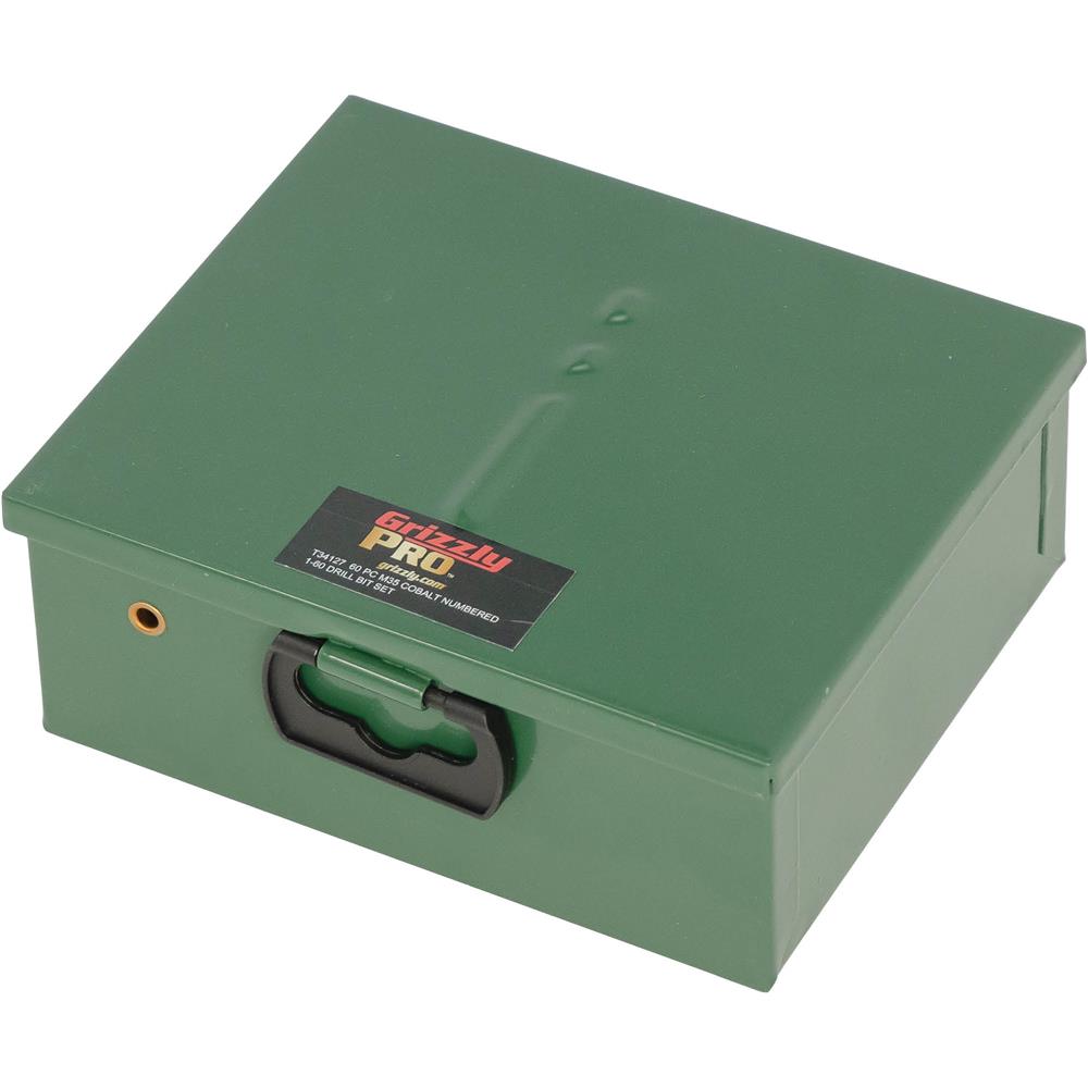 60-Pc. M35 HSS Cobalt Numbered 1-60 Drill Bit Set