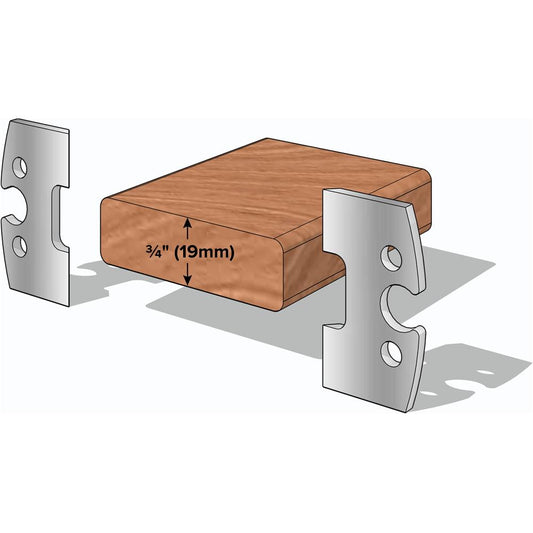 3/4" S4S Side Knives, 2-Pk.