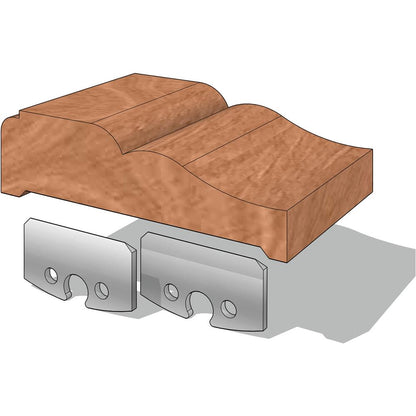 1-1/2" Bottom Relief Knives, 2-Pk.