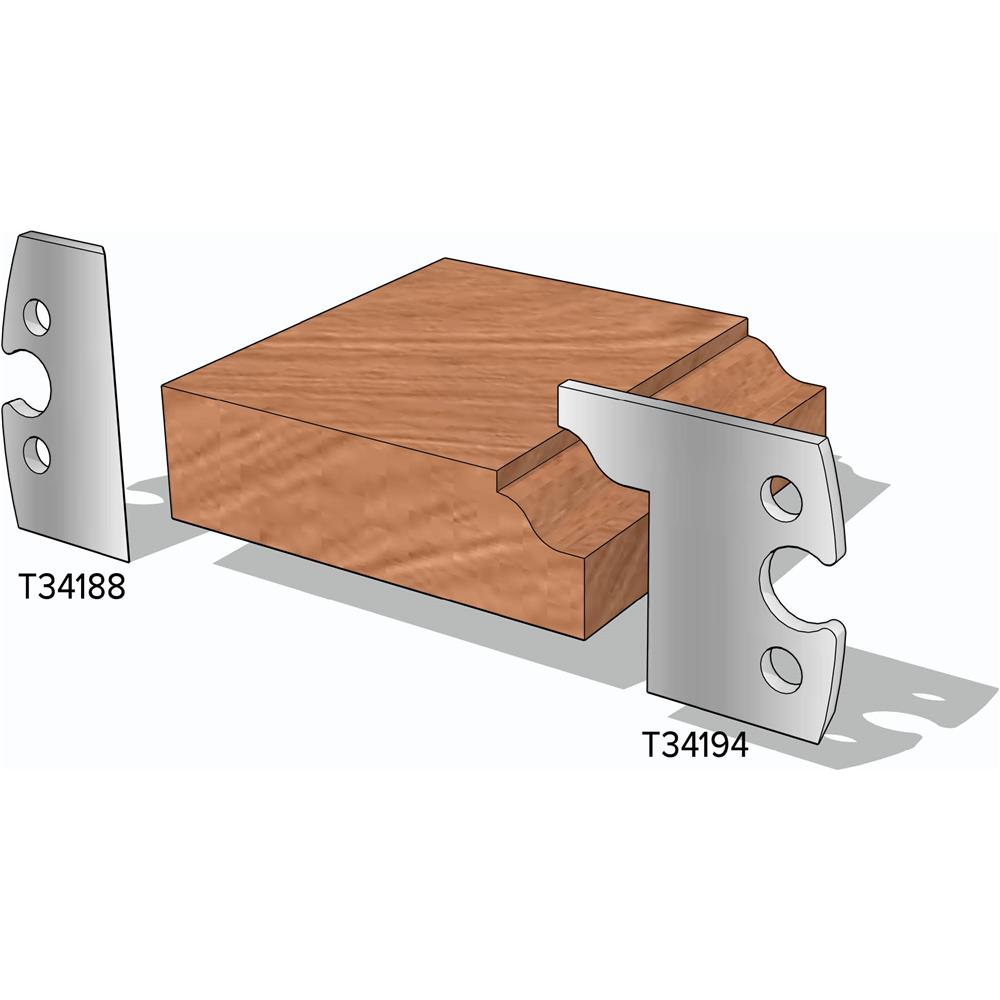 1-1/2" Baseboard Bottom Knives, 2-Pk.