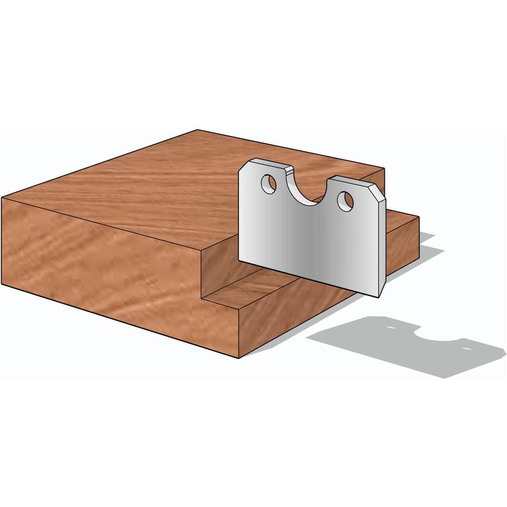 1-1/2" Straight Top Knives, 2-Pk.