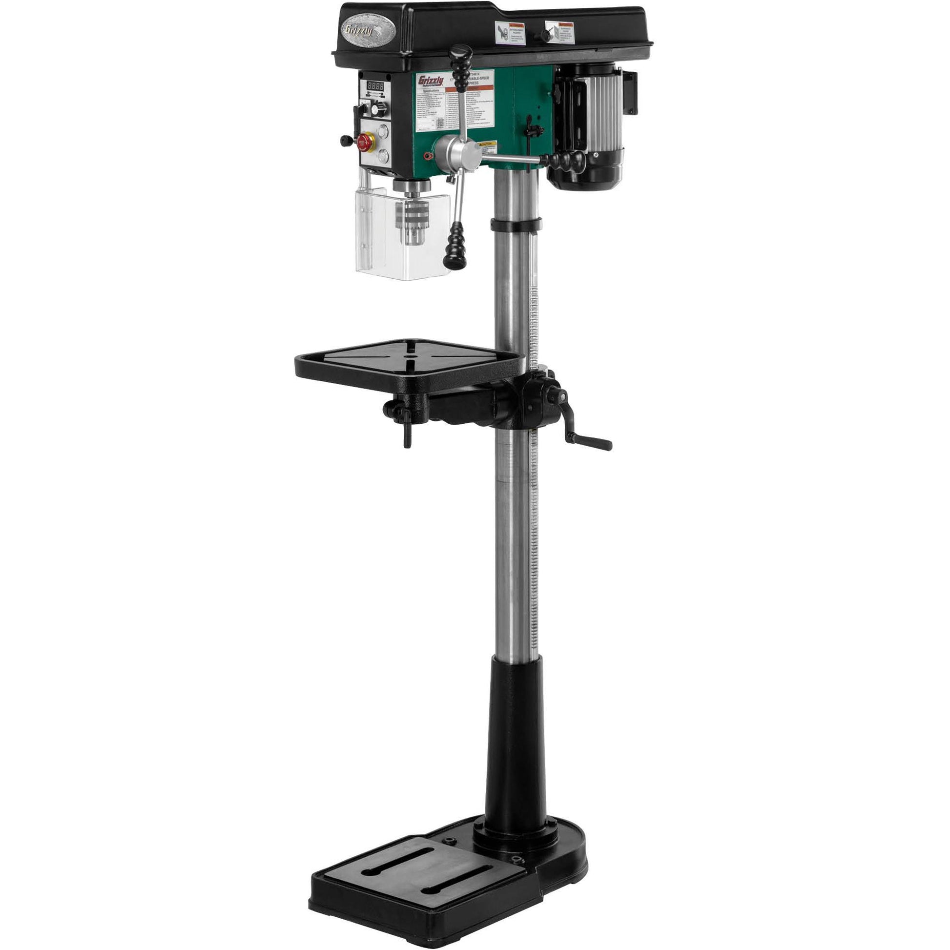 Grizzly T34614 - 17" Floor Variable-Speed Drill Press