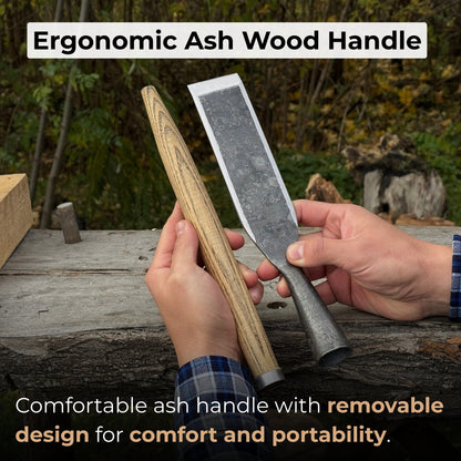 Timber Slick Chisel for Woodworking – 20 to 100 mm (0.8–3.9 Inches)