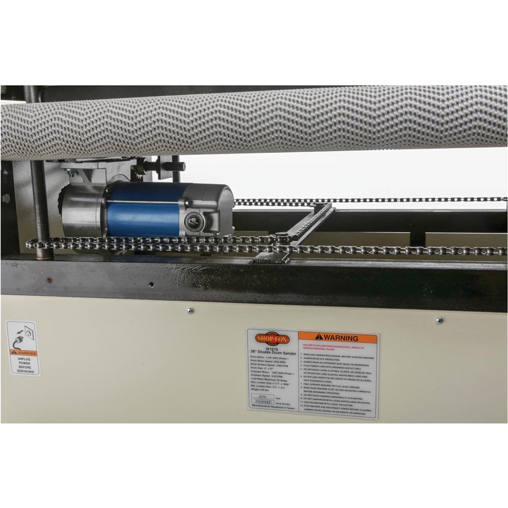 Shop Fox W1678 - 26" 5 HP Drum Sander