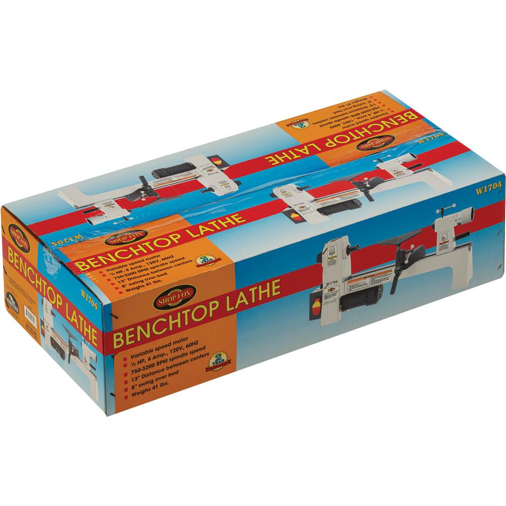 8" x 13" Benchtop Wood Lathe