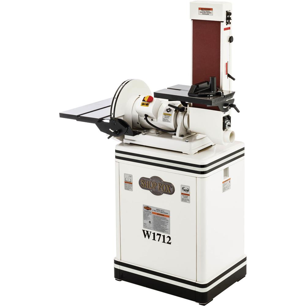 Shop Fox W1712 - 6" x 48" Belt/12" Disc Combo Sander