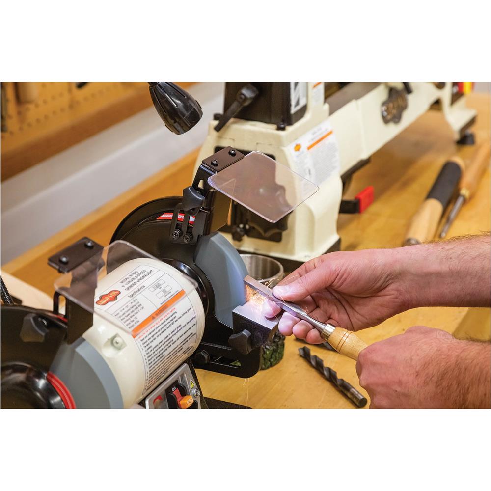 Shop Fox W1839 - 6" Variable-Speed Grinder with Work Light