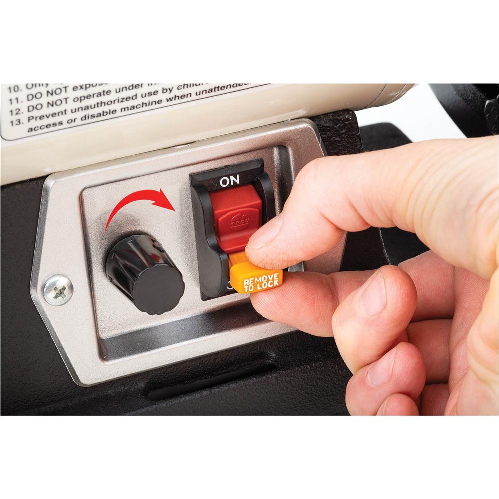 8" Variable Speed Grinder w Work Light