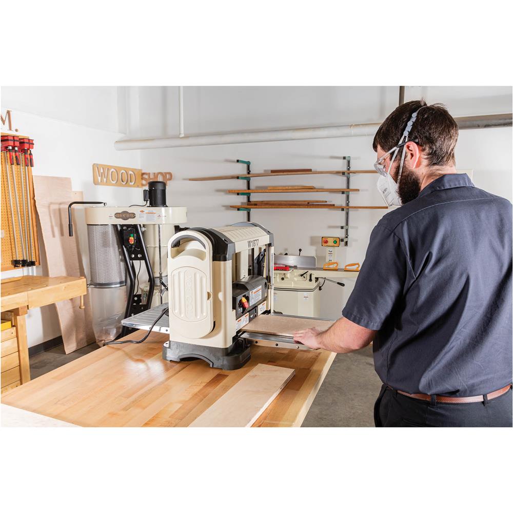 Shop Fox W1877 - 13" Benchtop Planer w/ Spiral-Type Cutterhead