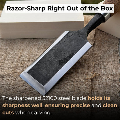 Wood Carving Chisel, 10 - 50 mm (0.39 - 1.97 inches)