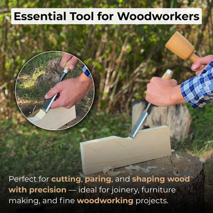 Wood Carving Chisel, 10 - 50 mm (0.39 - 1.97 inches)