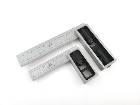 iGaging 4R Machinist Double Squares with 1/8", 1/16", 1/32 and 1/64" Graduations.