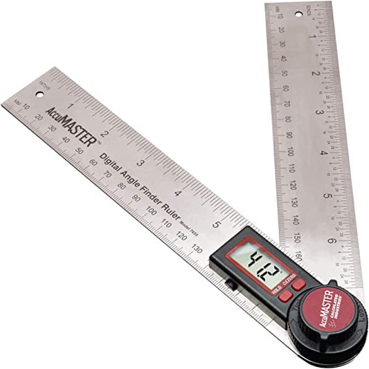 AccuMASTER Digital 7 Inch Angle Finder Ruler