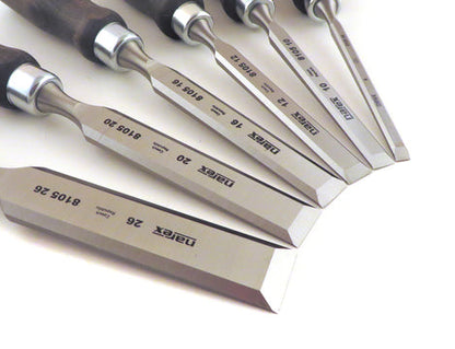 6 Piece Standard Bevel Edge Chisel Set in Wooden Presentation Box