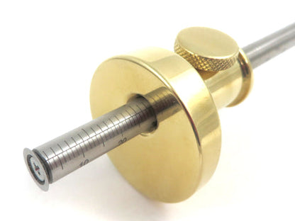 Eccentric Head Solid Brass Wheel Marking Gauge