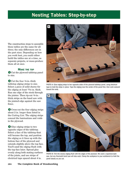 The Complete Book of Woodworking: Step-By-Step Guide to Essential Woodworking