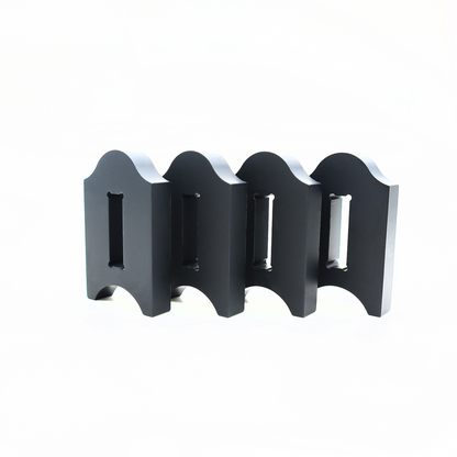 4 Piece Roubo Style Aluminum Black Winding Stick Bracket Kit