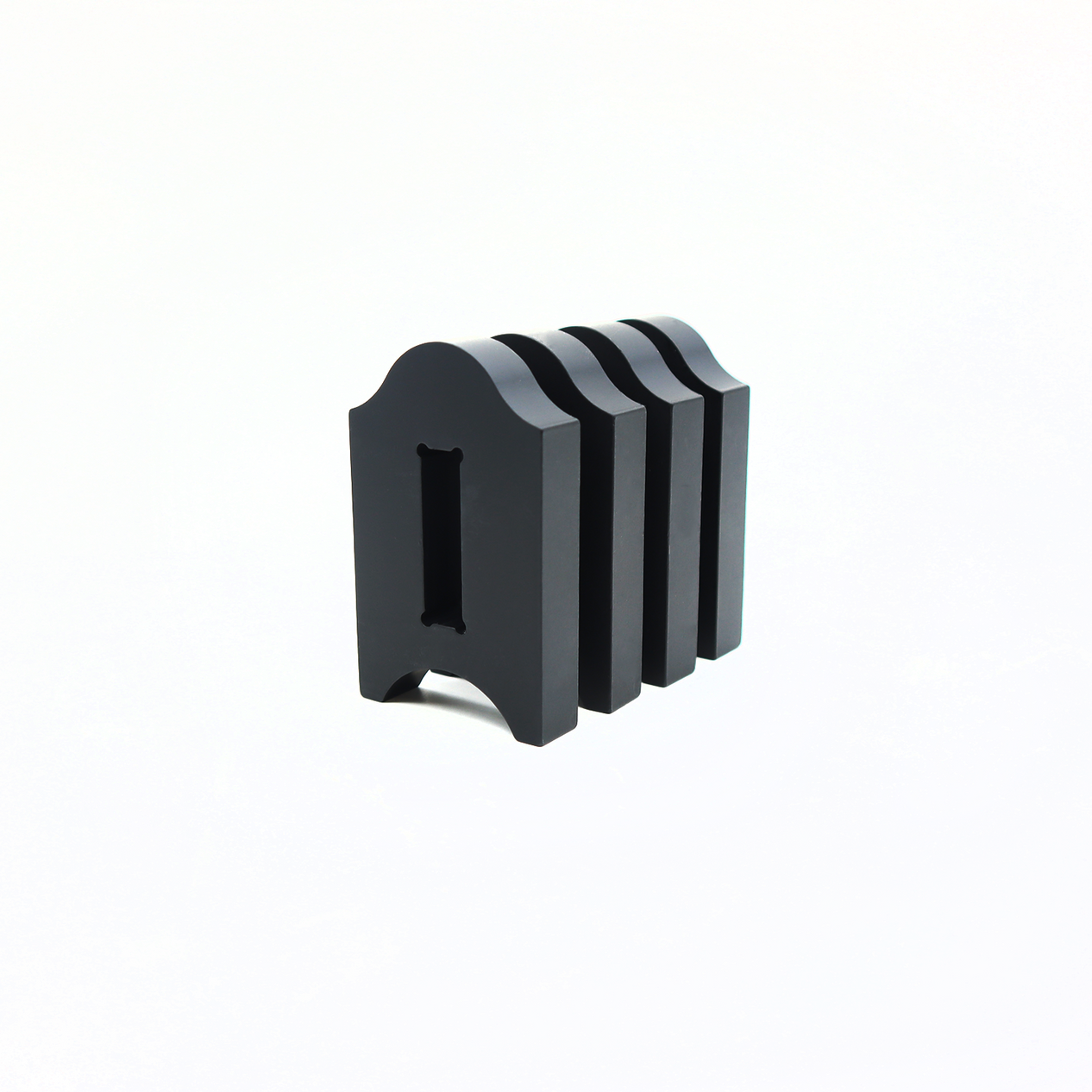 4 Piece Roubo Style Aluminum Black Winding Stick Bracket Kit