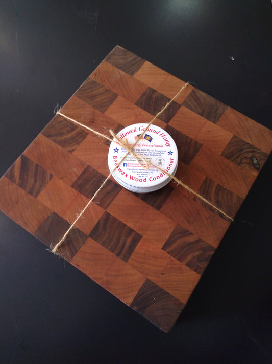 End Grain Butcher Block w/ Walnut, Cherry