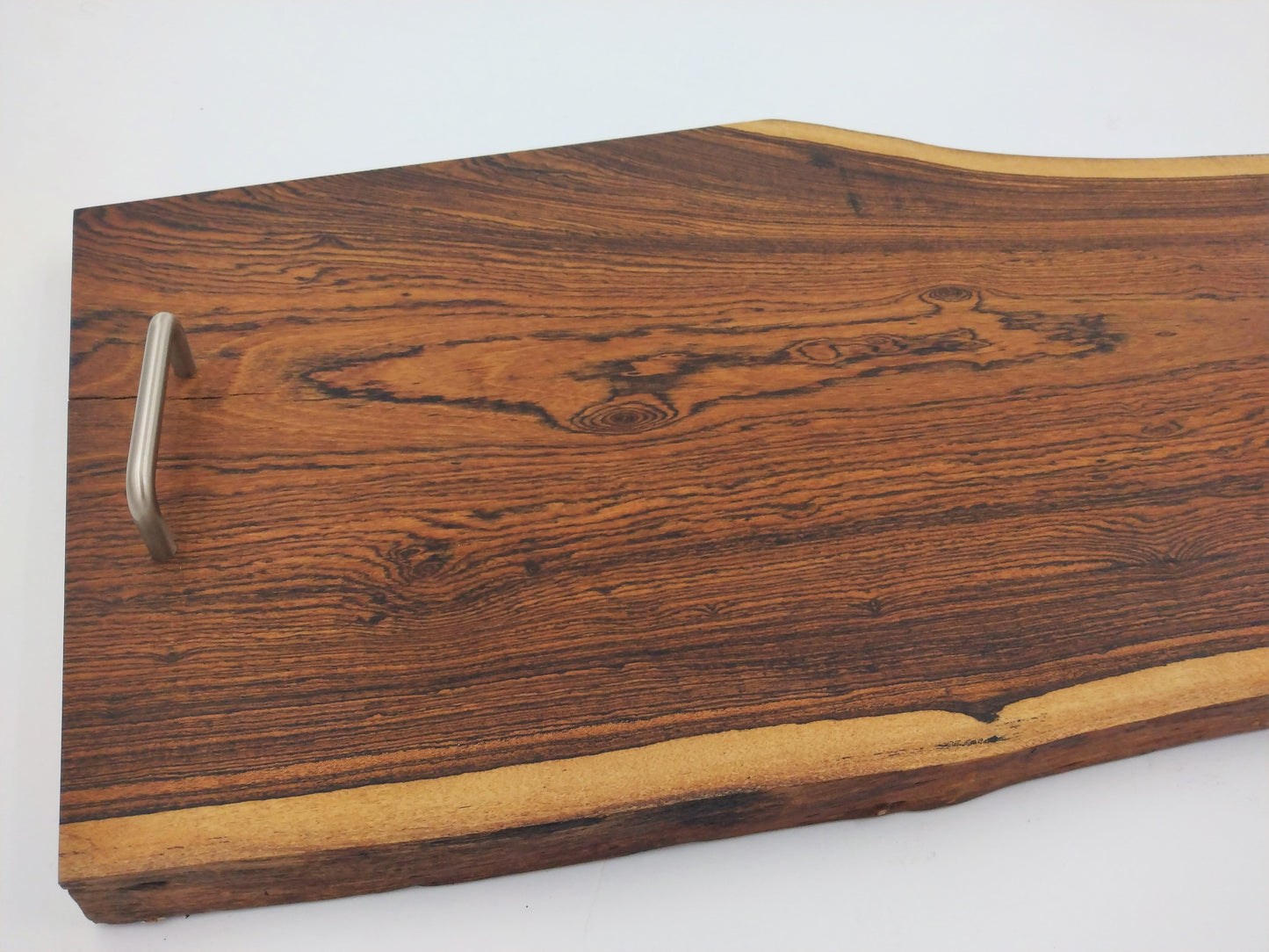 Bacote Face grain & Handle Tray