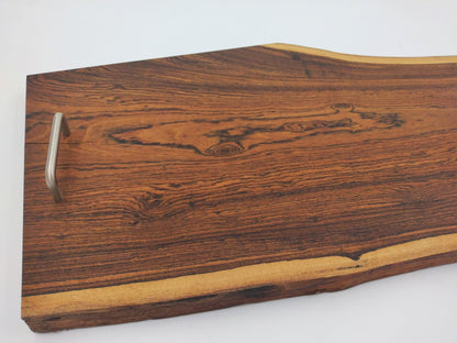 Bacote Face grain & Handle Tray