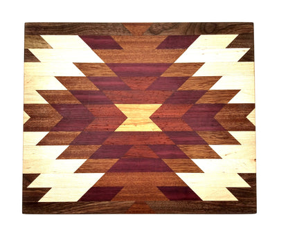 10.5"x13" Thin "Aztec" Southwestern Pattern Cutting Board
