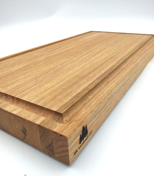 Large Oak Edge Grain Cutting Board