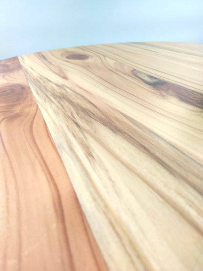 Small Round Dawn Redwood Table
