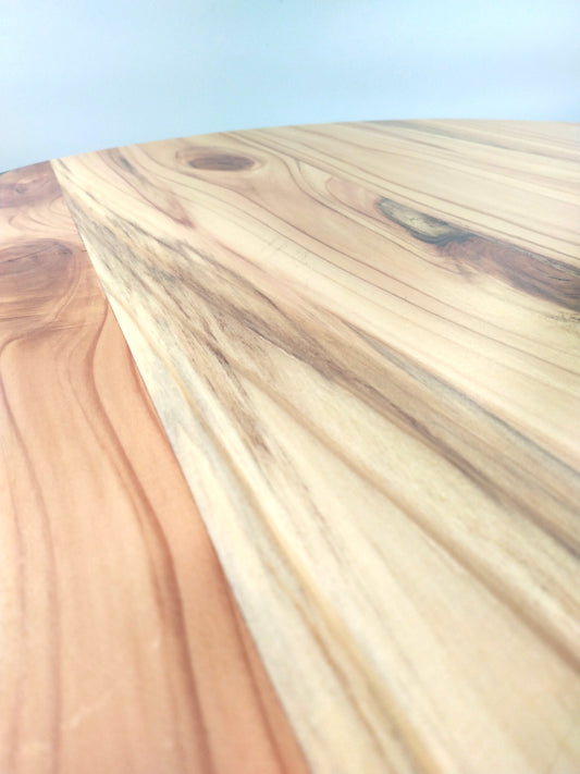 Small Round Dawn Redwood Table