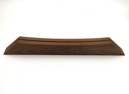 Walnut record stand