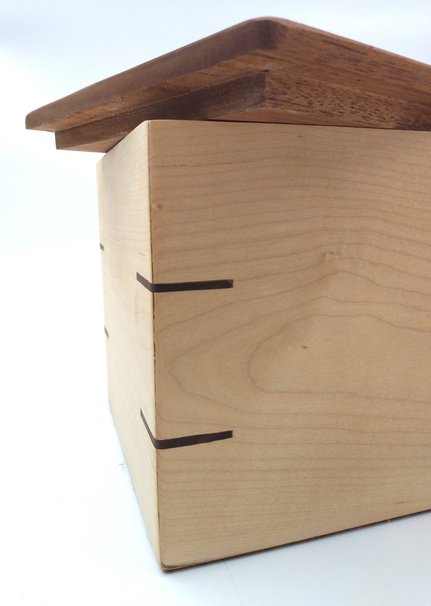 Leopardwood, Walnut, Maple, and Mahogany Box