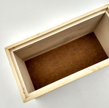 Leopardwood, Walnut, Maple, and Mahogany Box