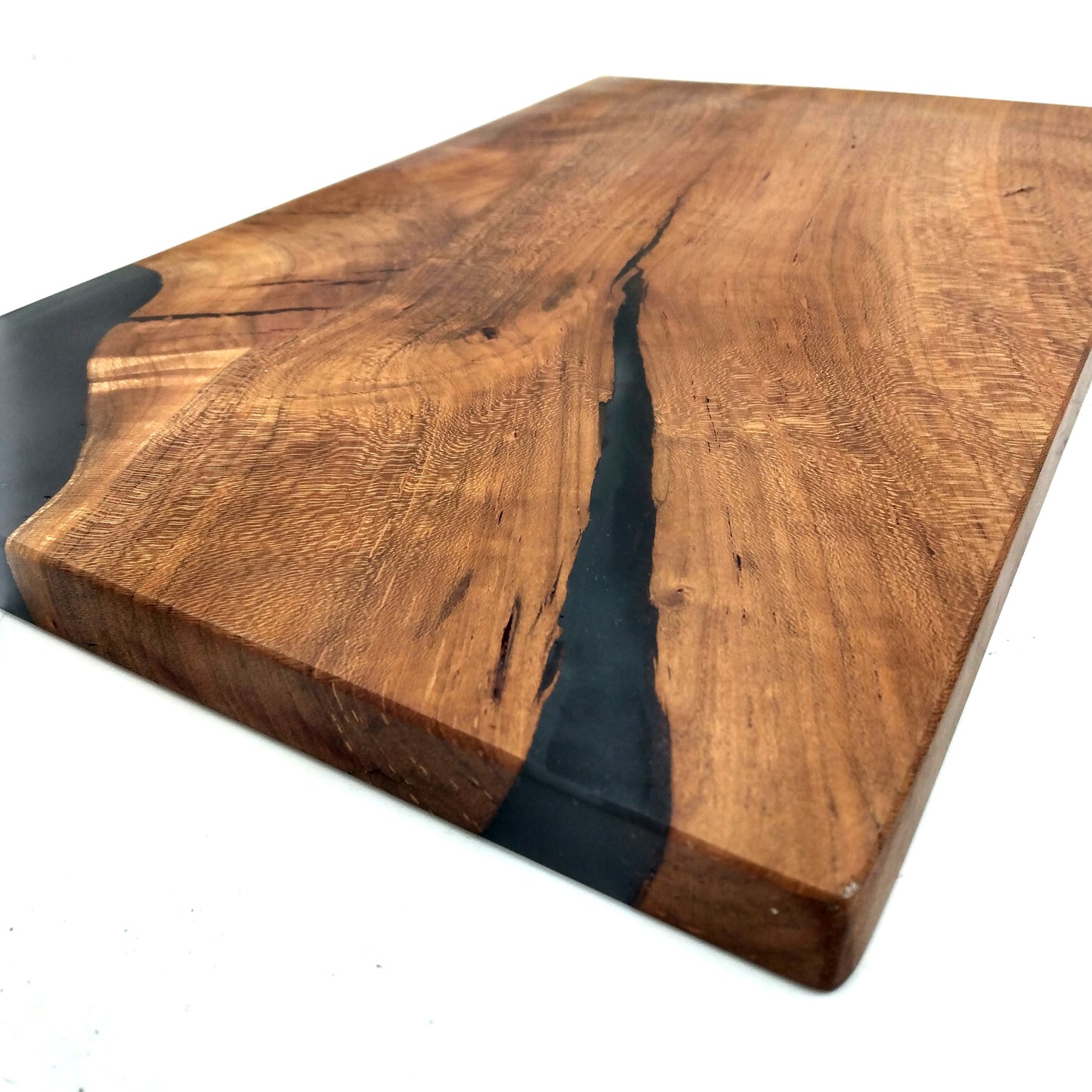 Translucent Epoxy and Cherry Serving Board