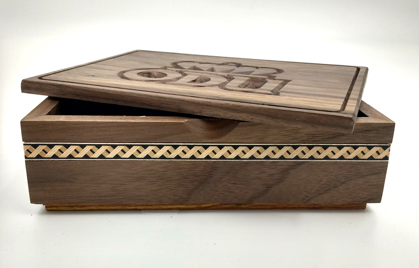 Large Walnut College Logo Boxes