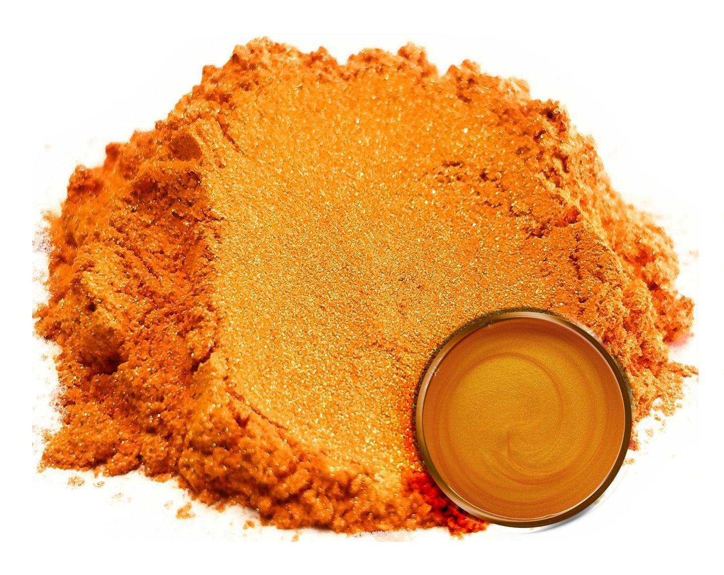 Orange Mica Powder Pigments