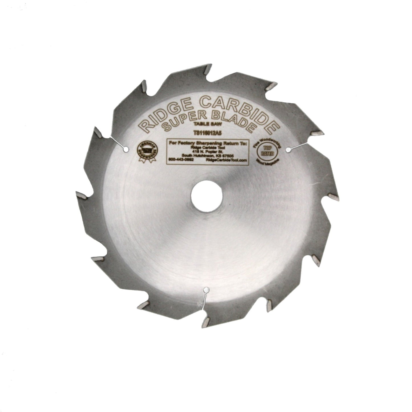 Ridge Carbide 160MM X 12T ATB 20MM +20 1.6/2.2 M5 TRACK SAW RIP BLADE