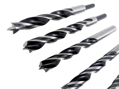 Twin Land Brad Point Drill Bit Set 1/8" to 1/2" - 7 Pieces in Pouch