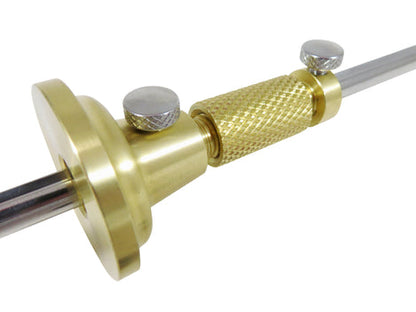Solid Brass Wheel Marking Cutting Gauge with Micro Adjust and 2 Extra Cutters