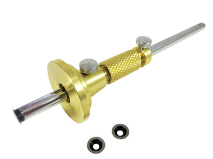 Solid Brass Wheel Marking Cutting Gauge with Micro Adjust and 2 Extra Cutters