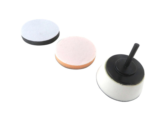 3 piece 3" Bowl Sanding Disc Set - Medium and Soft Pads