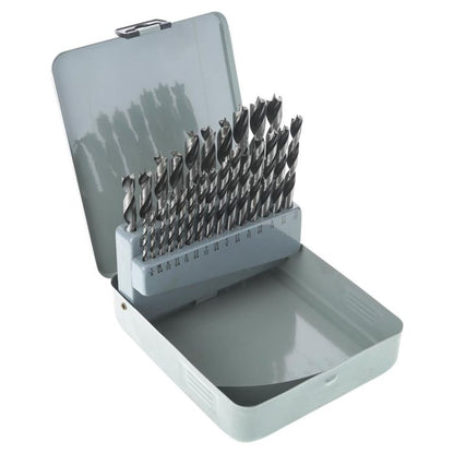 1/4" Deluxe 25 pc. Brad Point Drill Bit Set