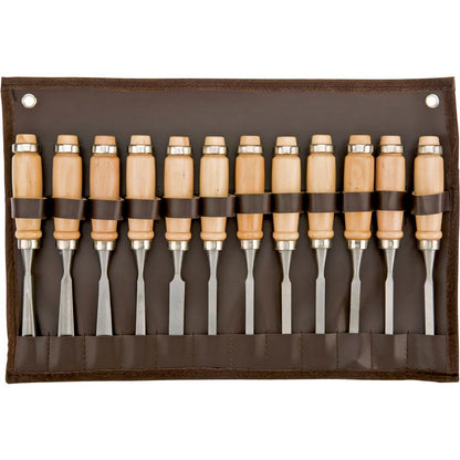 12 Piece Carving Chisel Set