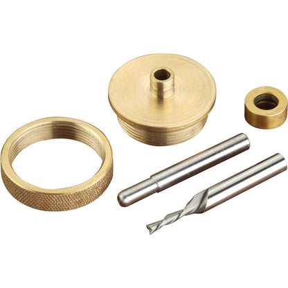 Inlay Kit with Brass Adapter and Solid Carbide Bit